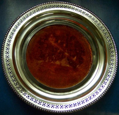 Charity Plate found in the Lodge Office